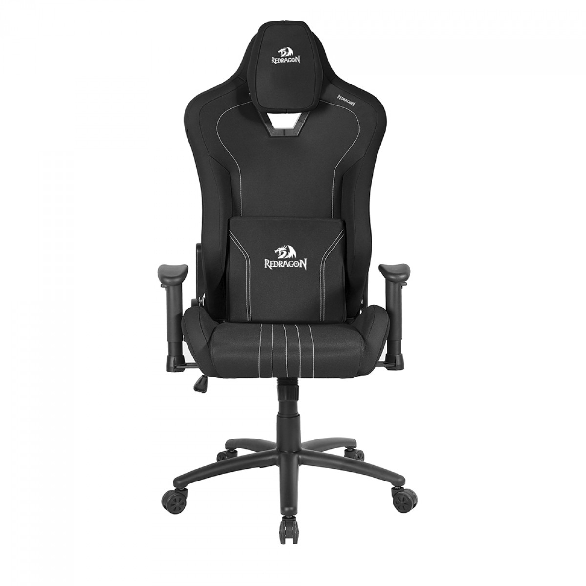 Cadeira Gamer Redragon Heth, Reclinável, 2D, Tecido, Preto, C313-B