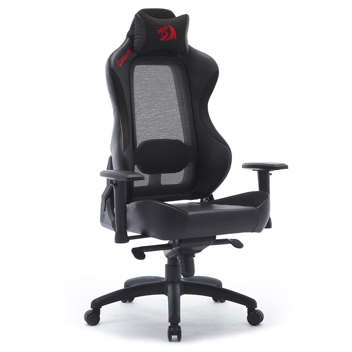 Cadeira Gamer Redragon Nero, Ajustável, 2D, Mesh, Preto, GG-101BLR