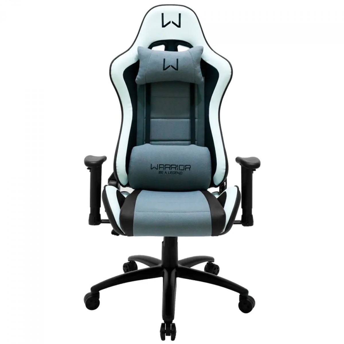 Cadeira Gamer Sense Elite Multi Warrior, Ajustável, Reclinável, Azul, Branco e Preta, GA228