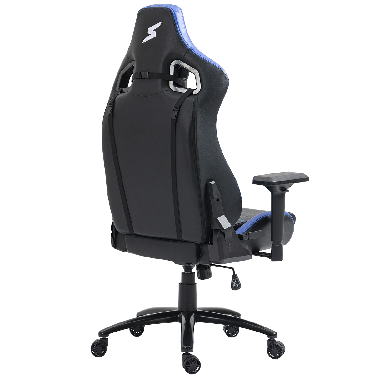 Cadeira Gamer SuperFrame Cleric, Reclinável, 4D, Preta e Azul