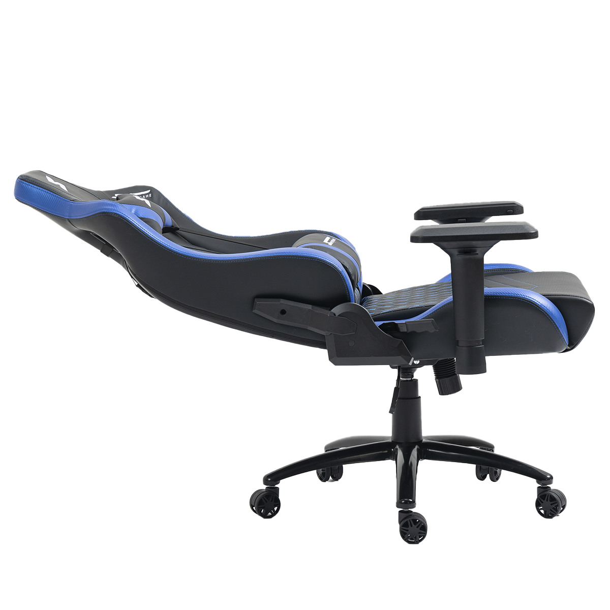 Cadeira Gamer SuperFrame Cleric, Reclinável, 4D, Preta e Azul