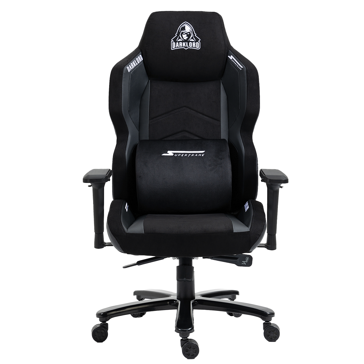 Cadeira Gamer SuperFrame Darklord Pro Edition, Reclinável, 4D, Preto e Branco