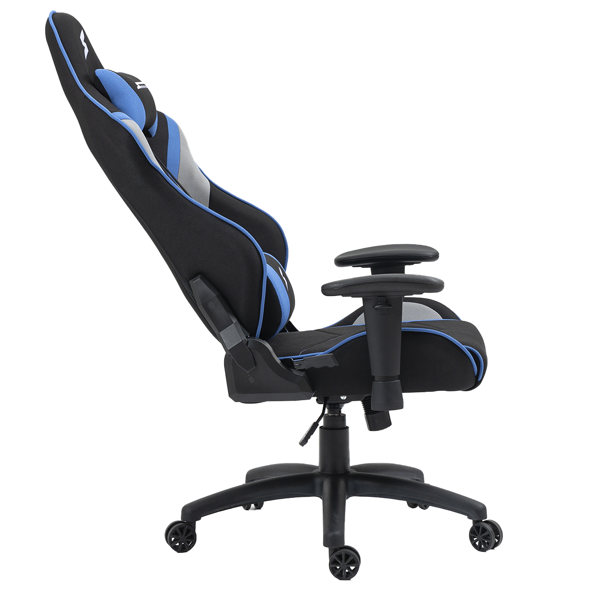 Cadeira Gamer SuperFrame Dragster, Reclinável, Tecido, Preto, Azul e Branco