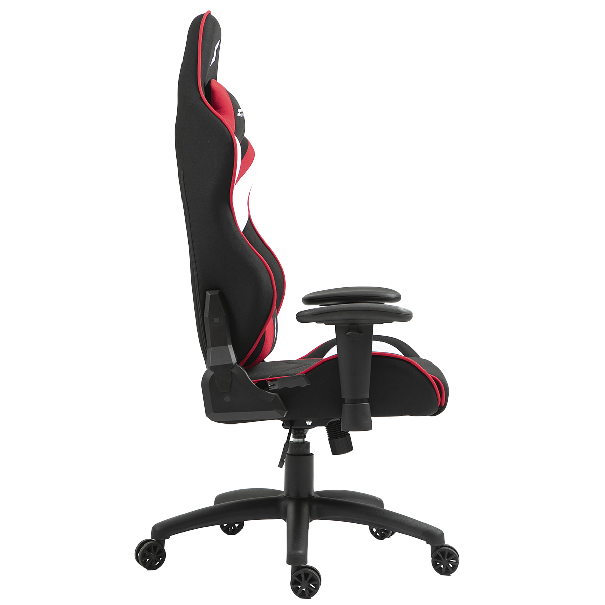 Cadeira Gamer SuperFrame Dragster, Reclinável, Tecido, Preto, Vermelho e Branco