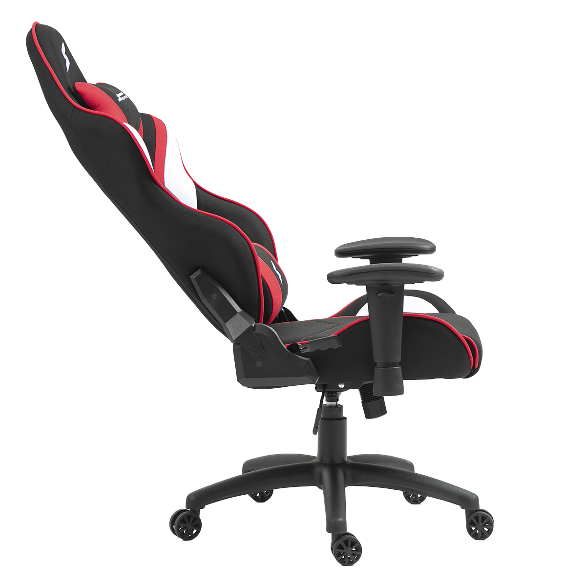 Cadeira Gamer SuperFrame Dragster, Reclinável, Tecido, Preto, Vermelho e Branco