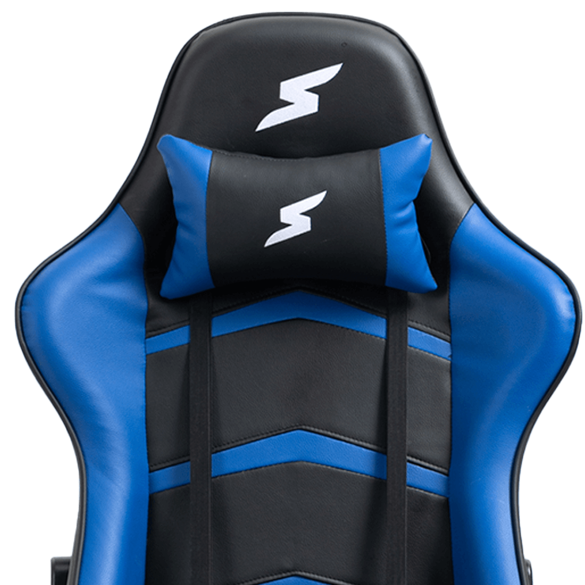 Cadeira Gamer SuperFrame Elite, Reclinável, Preto e Azul