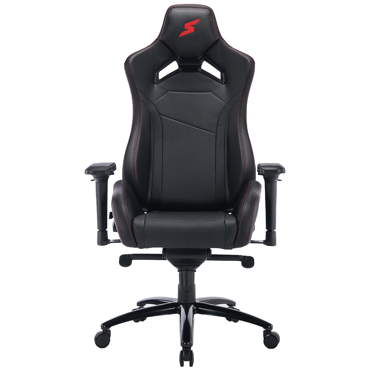 Cadeira Gamer SuperFrame Epic, Reclinável, 4D Preto e Vermelho
