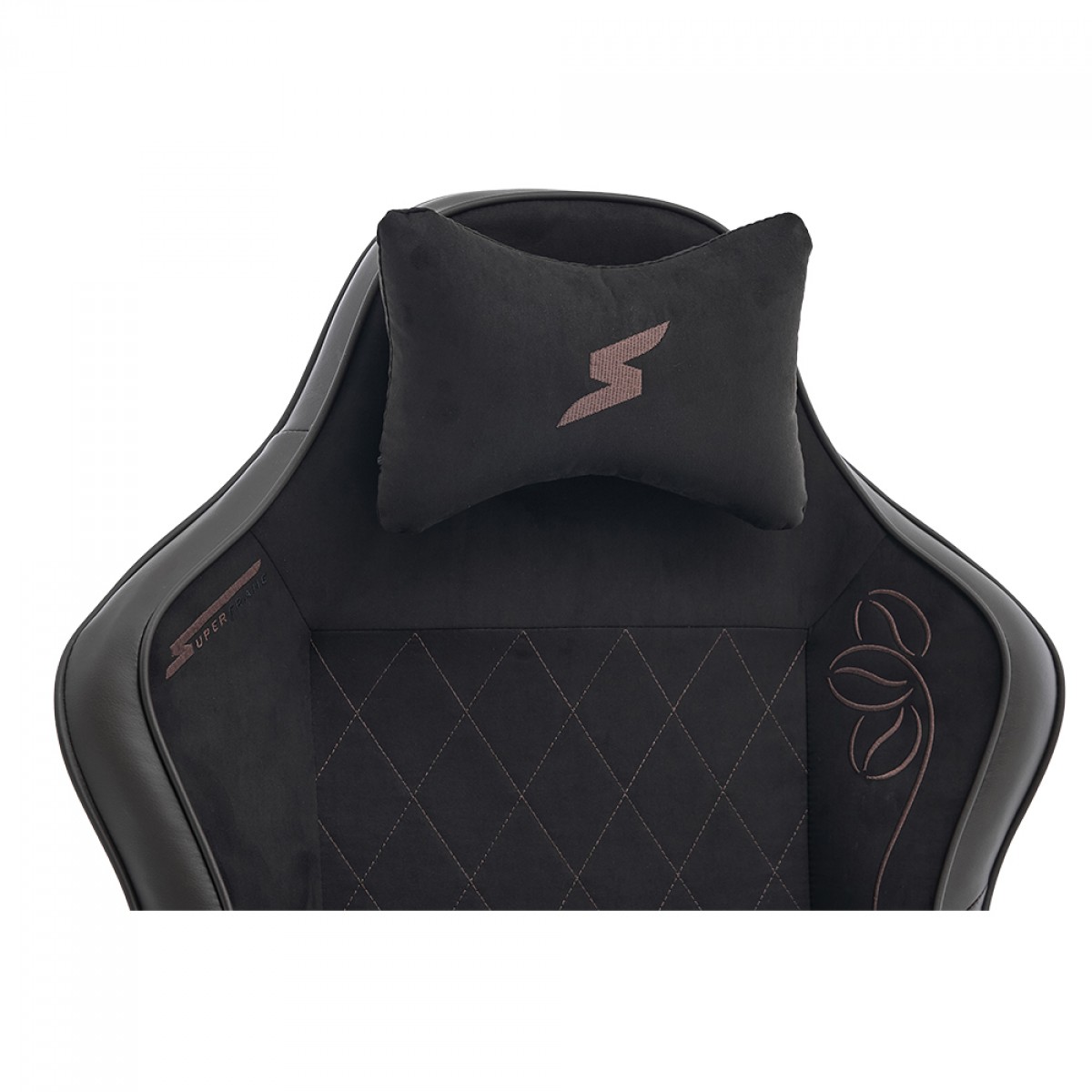 Cadeira Gamer SuperFrame Irish, Reclinável, 3D, Preta e Marrom, SF-CH-IRR3DBBF