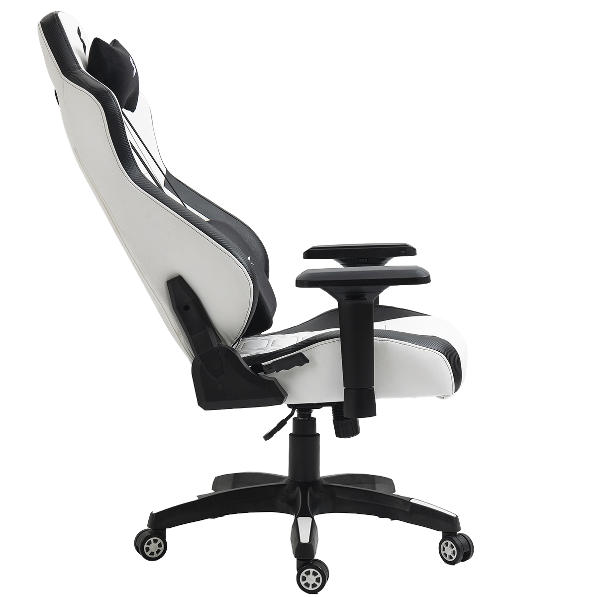 Cadeira Gamer SuperFrame Kong, Reclinável, Branco e Preto 