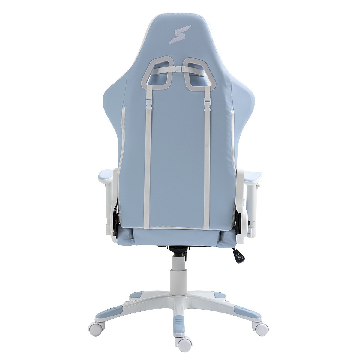 Cadeira Gamer SuperFrame Mage, Reclinável, Azul e Branco