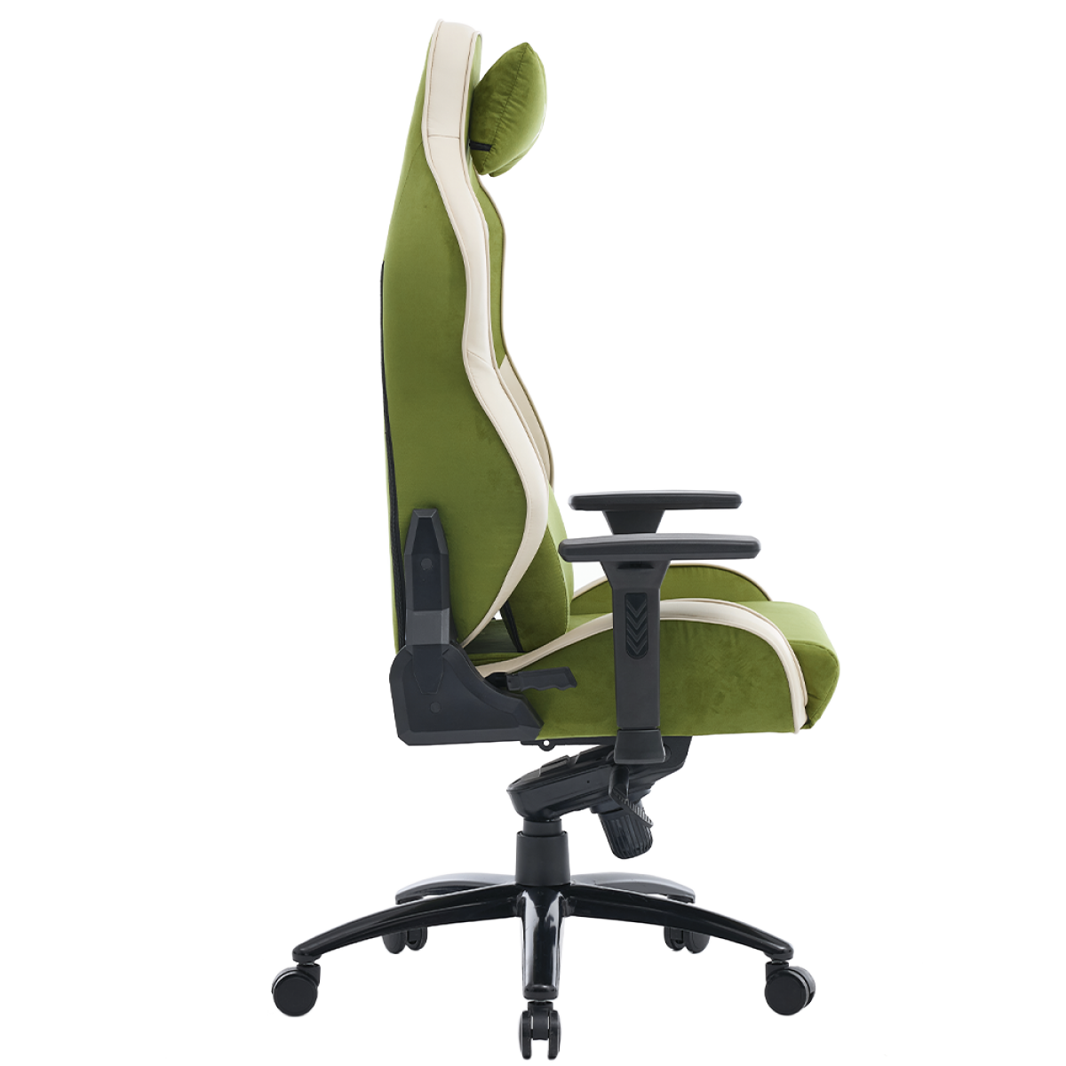 Cadeira Gamer SuperFrame Matcha, Reclinável, 3D, Verde e Bege, SF-CH-MTR3DGBF