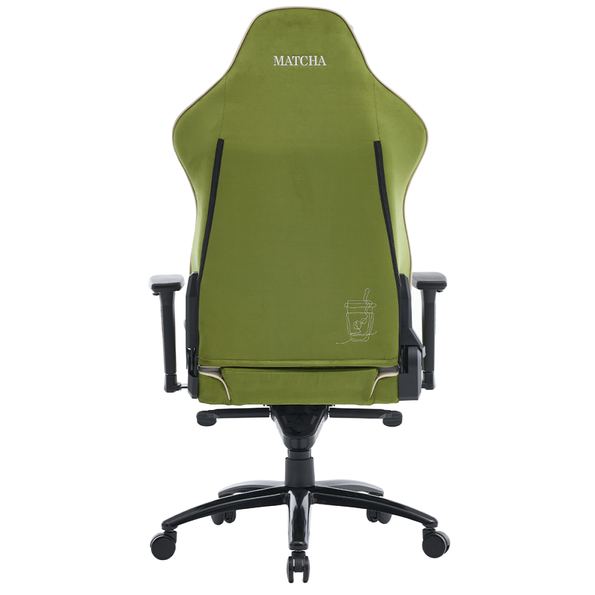 Cadeira Gamer SuperFrame Matcha, Reclinável, 3D, Verde e Bege, SF-CH-MTR3DGBF