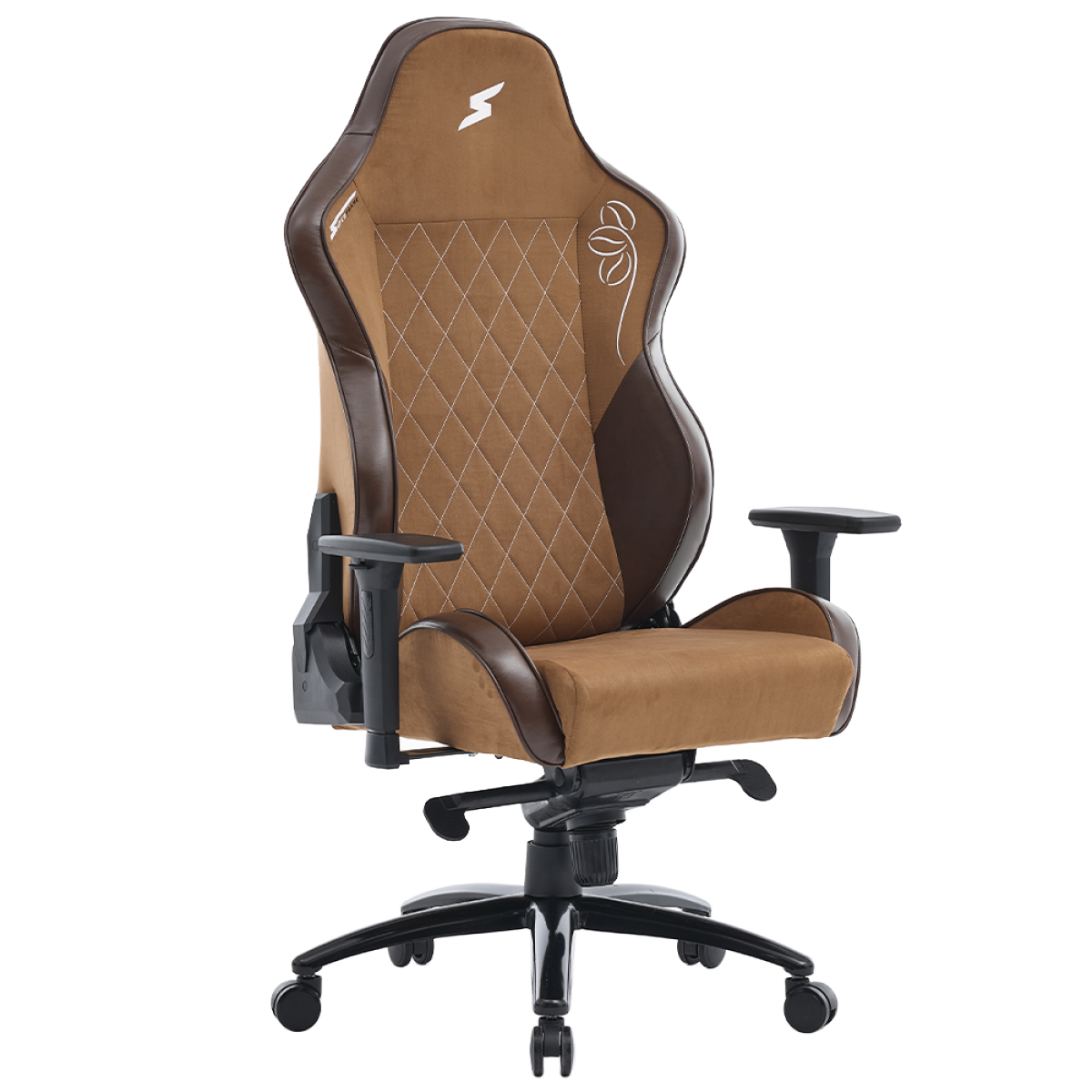 Cadeira Gamer SuperFrame Mocha, Reclinável, 3D, Marrom, SF-CH-MCR3DBWF