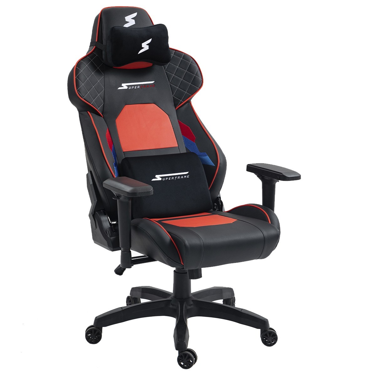 Cadeira Gamer SuperFrame Nitro, Reclinável, 4D, Preto e Vermelho, CSF-NITRO