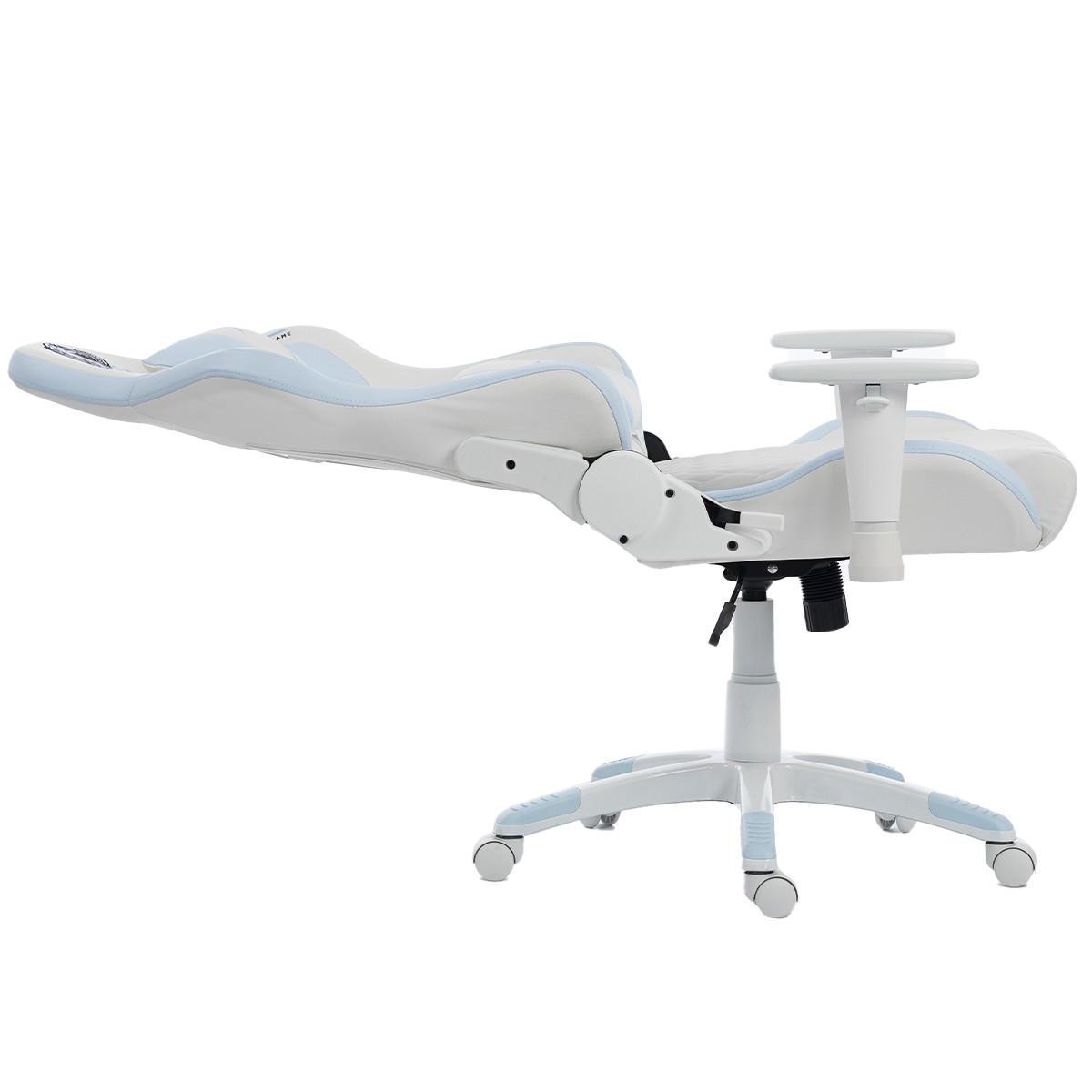 Cadeira Gamer SuperFrame Pegasus, Reclinável, 2D, Branco e Azul, SF-CH-PGR2DWBL