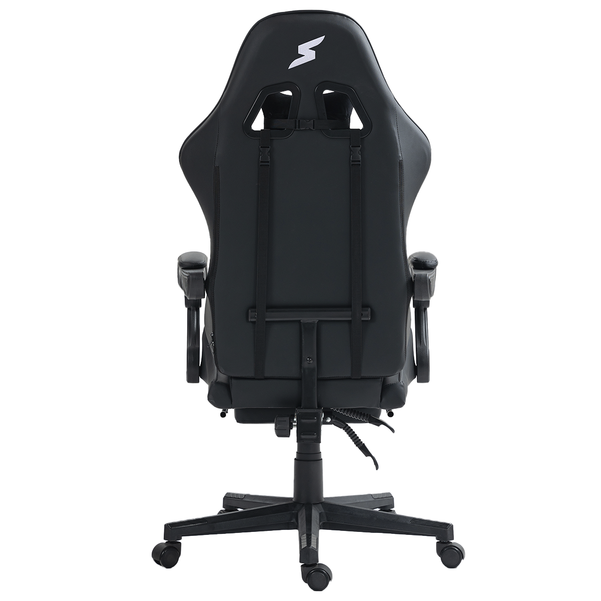 Cadeira Gamer SuperFrame Rocket, Reclinável, Preto, SF-CH-RCR0DBL