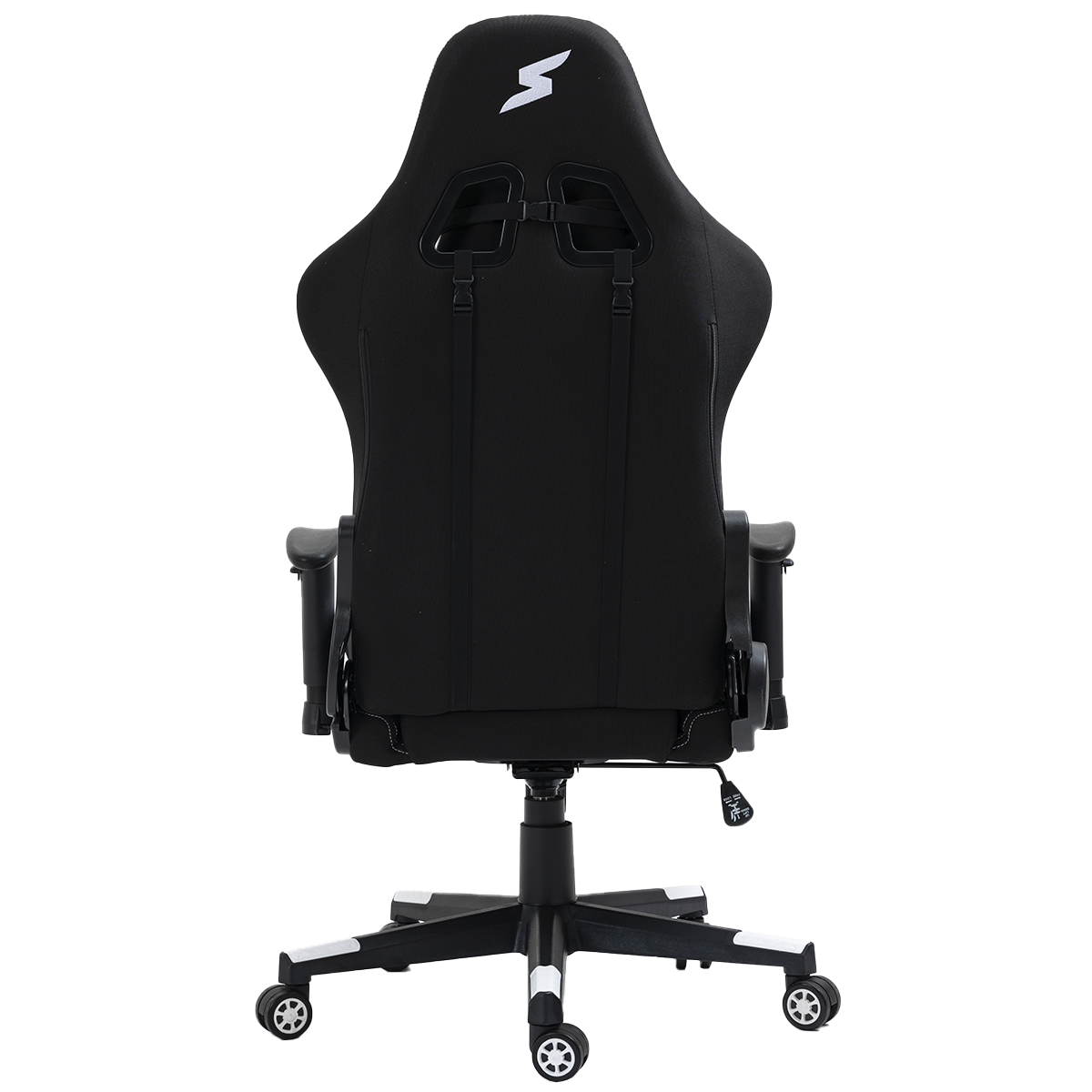 Cadeira Gamer SuperFrame Speed, Reclinável, Tecido, Preto e Branco