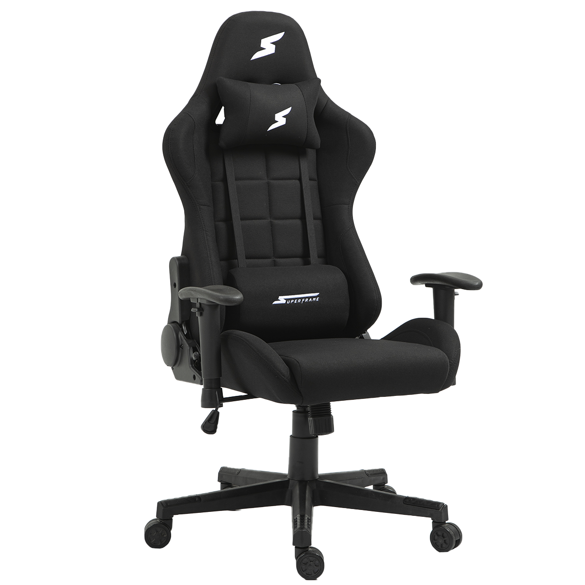 Cadeira Gamer SuperFrame Speed, Reclinável, Tecido, Preto