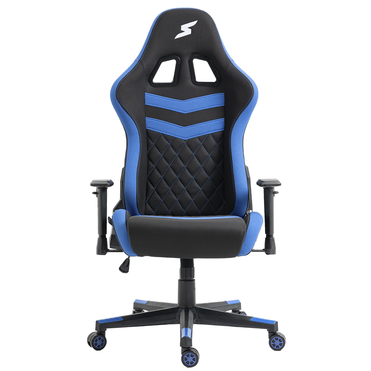 Cadeira Gamer SuperFrame Sport, Reclinável, 2D, Preta e Azul