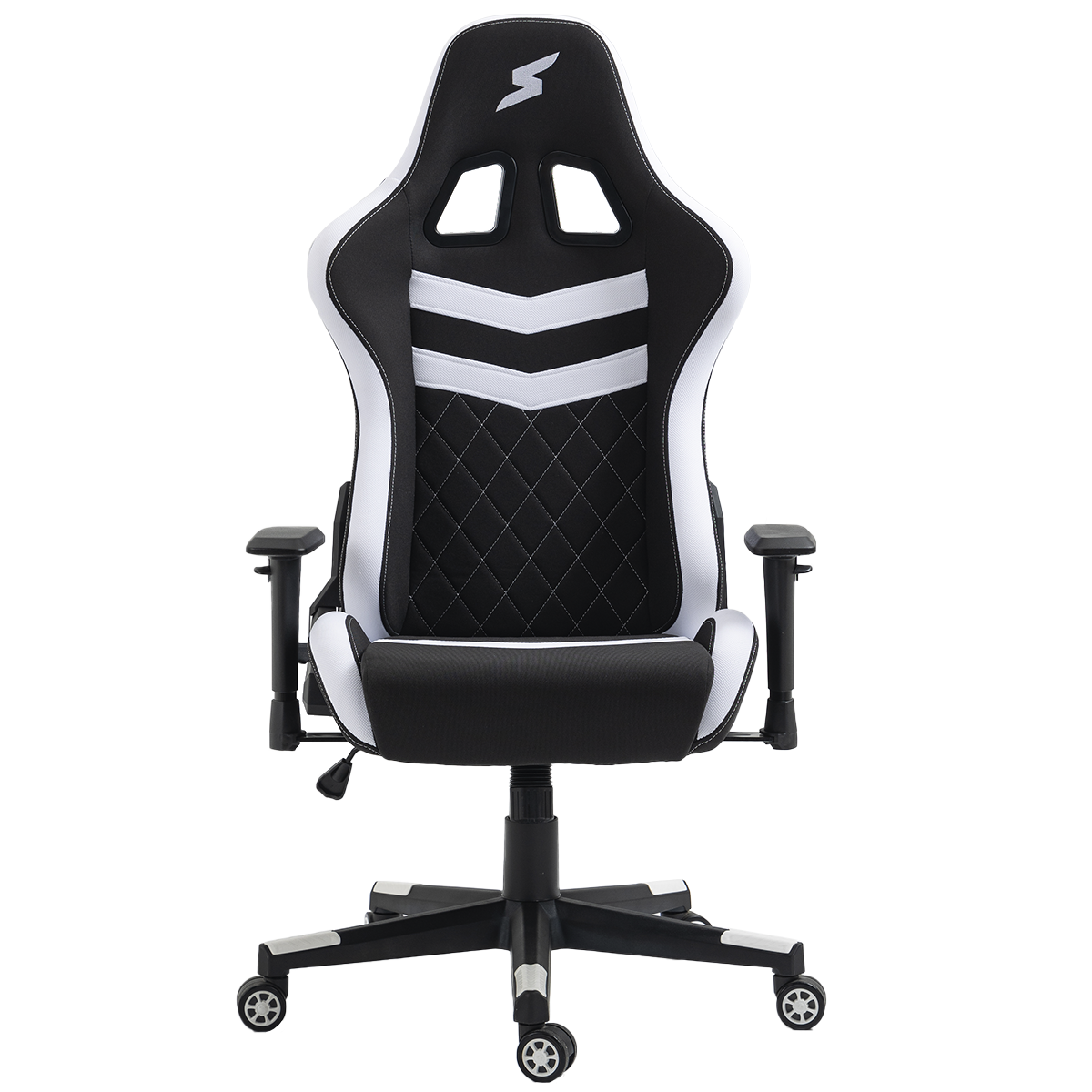 Cadeira Gamer SuperFrame Sport, Reclinável, 2D, Preta e Branca