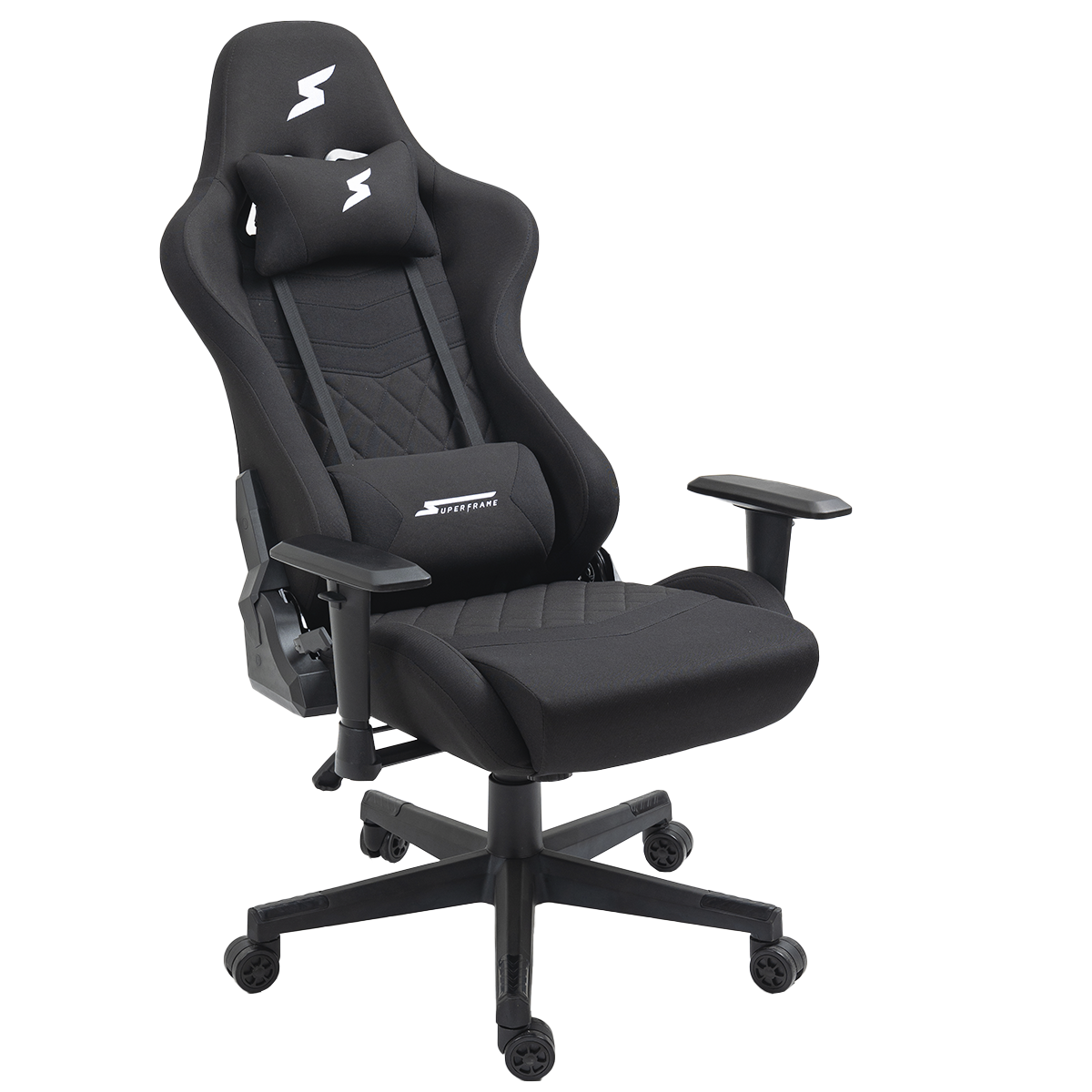 Cadeira Gamer SuperFrame Sport, Reclinável, 2D, Preta