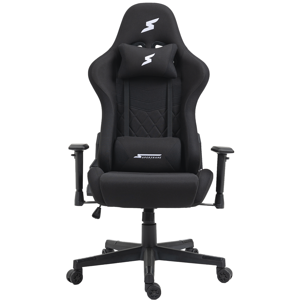 Cadeira Gamer SuperFrame Sport, Reclinável, 2D, Preta