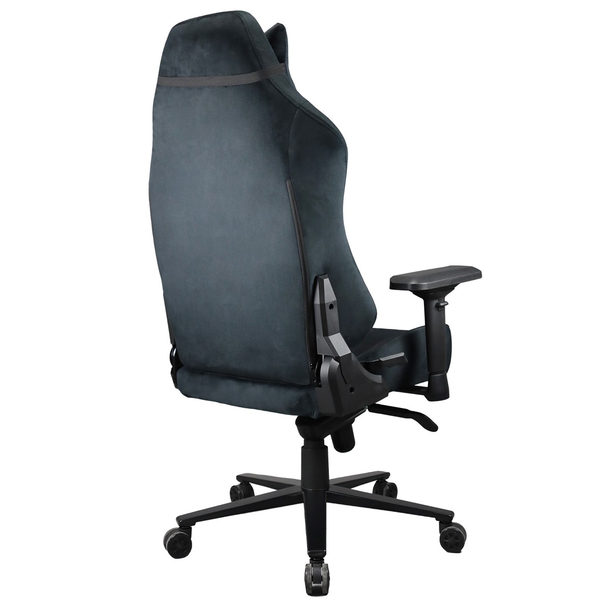 Cadeira Gamer SuperFrame Style, Reclinável, 4D, Tecido, Preto, SF-CH-STR4DBF