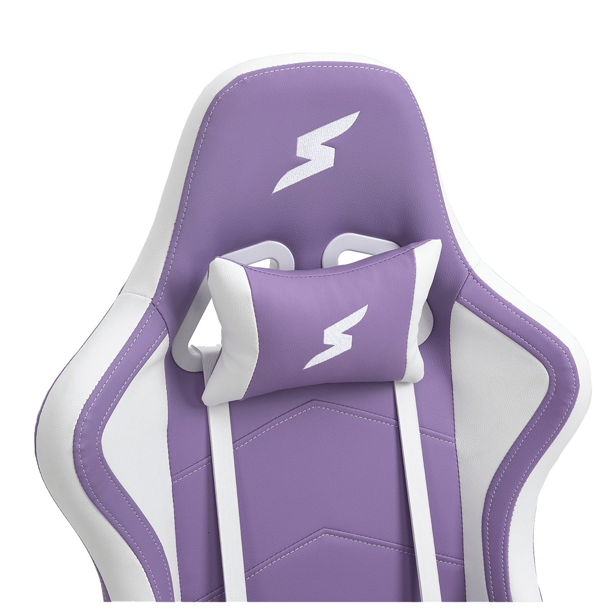 Cadeira Gamer SuperFrame Velvet, Reclinável, Roxo e Branco