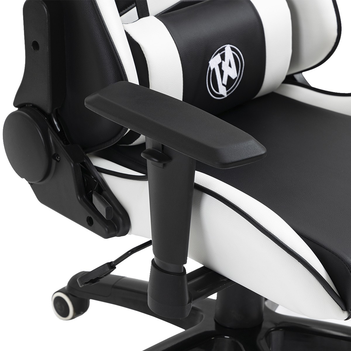 Cadeira Gamer TecnoArt Panda, Reclinável, Preto e Branco, CGT-8030-BP