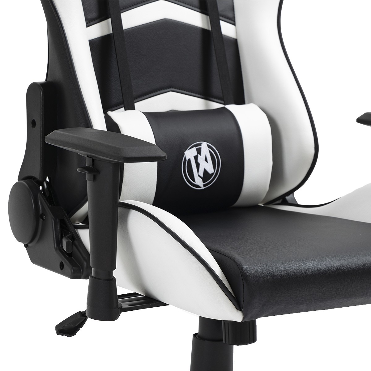Cadeira Gamer TecnoArt Panda, Reclinável, Preto e Branco, CGT-8030-BP