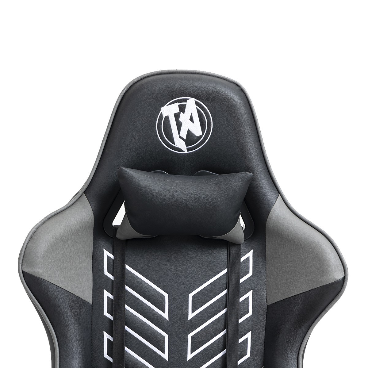Cadeira Gamer TecnoArt Ultimate, Reclinável, Preto e Cinza, CGT-8027-PC