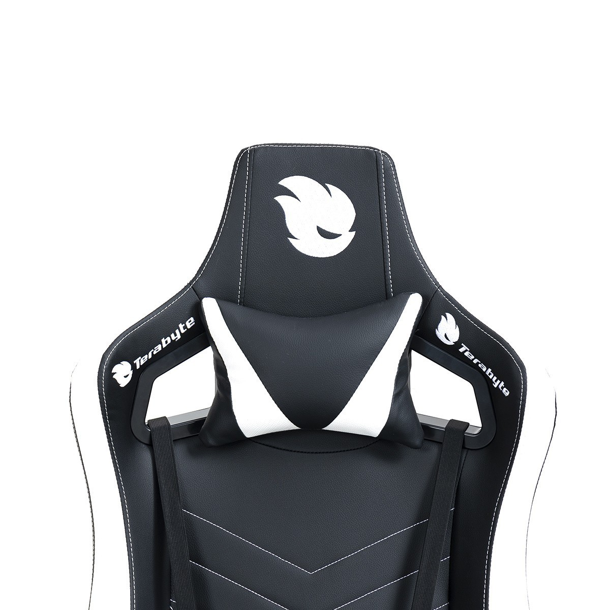 Cadeira Gamer Terabyte Black Throne, Reclinável, 4D, Preto e Branco