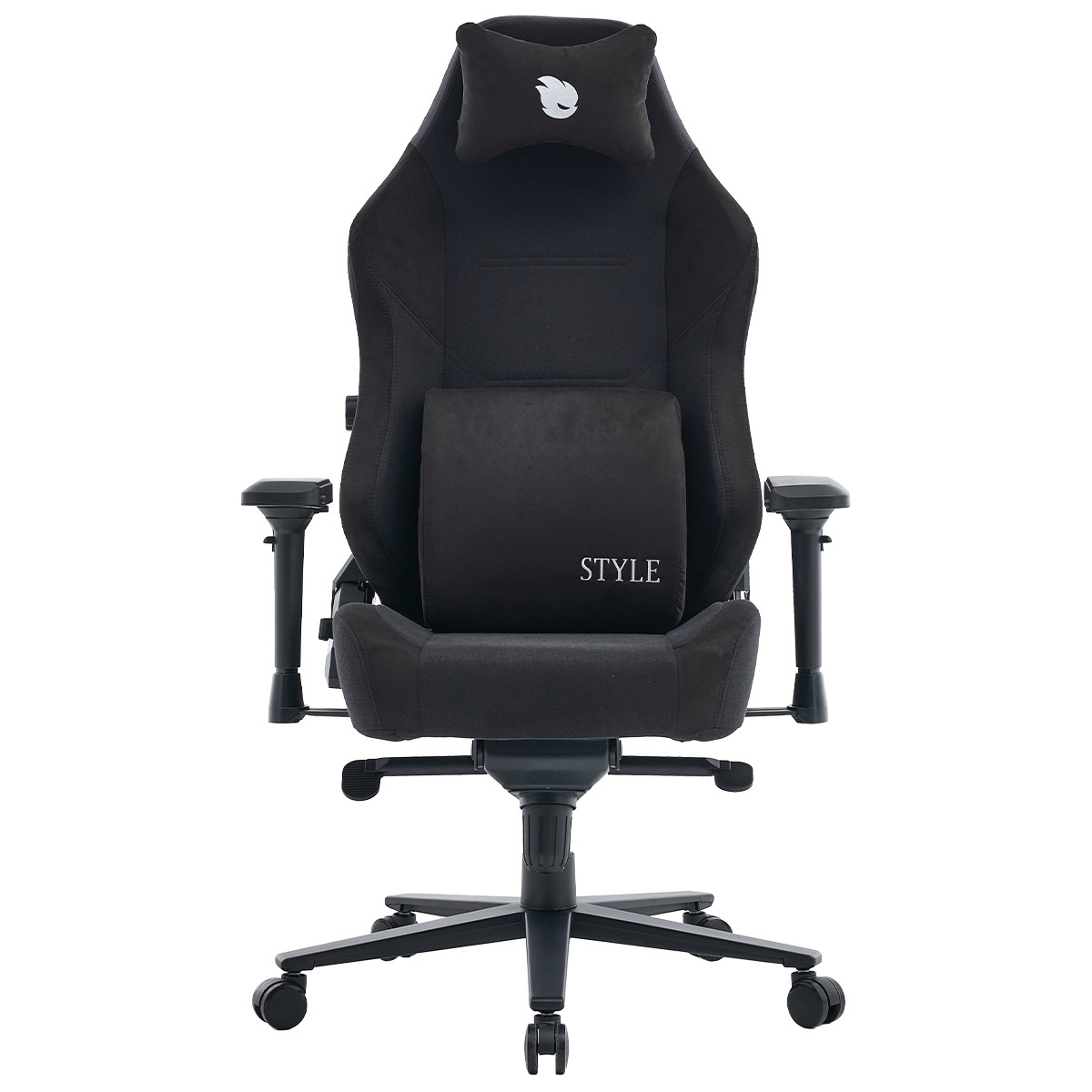 Cadeira Gamer Terabyte New Style, Reclinável, 4D, Tecido, Preta e Branca, TR-CH-NSR4DBWF