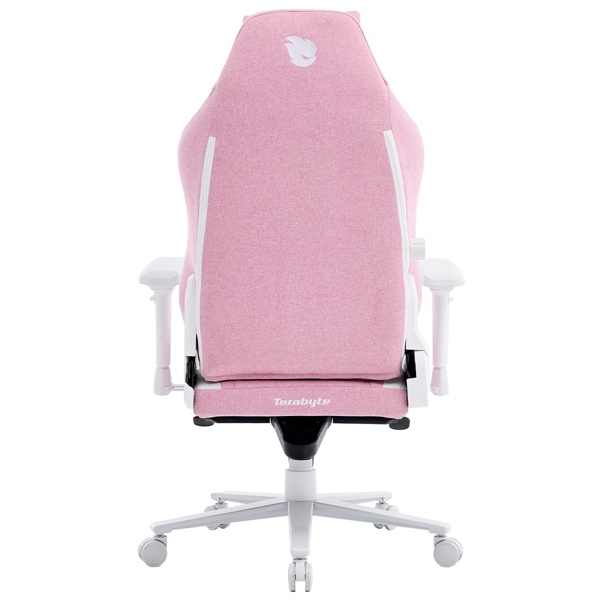 Cadeira Gamer Terabyte New Style, Reclinável, 4D, Tecido, Rosa e Branca ...
