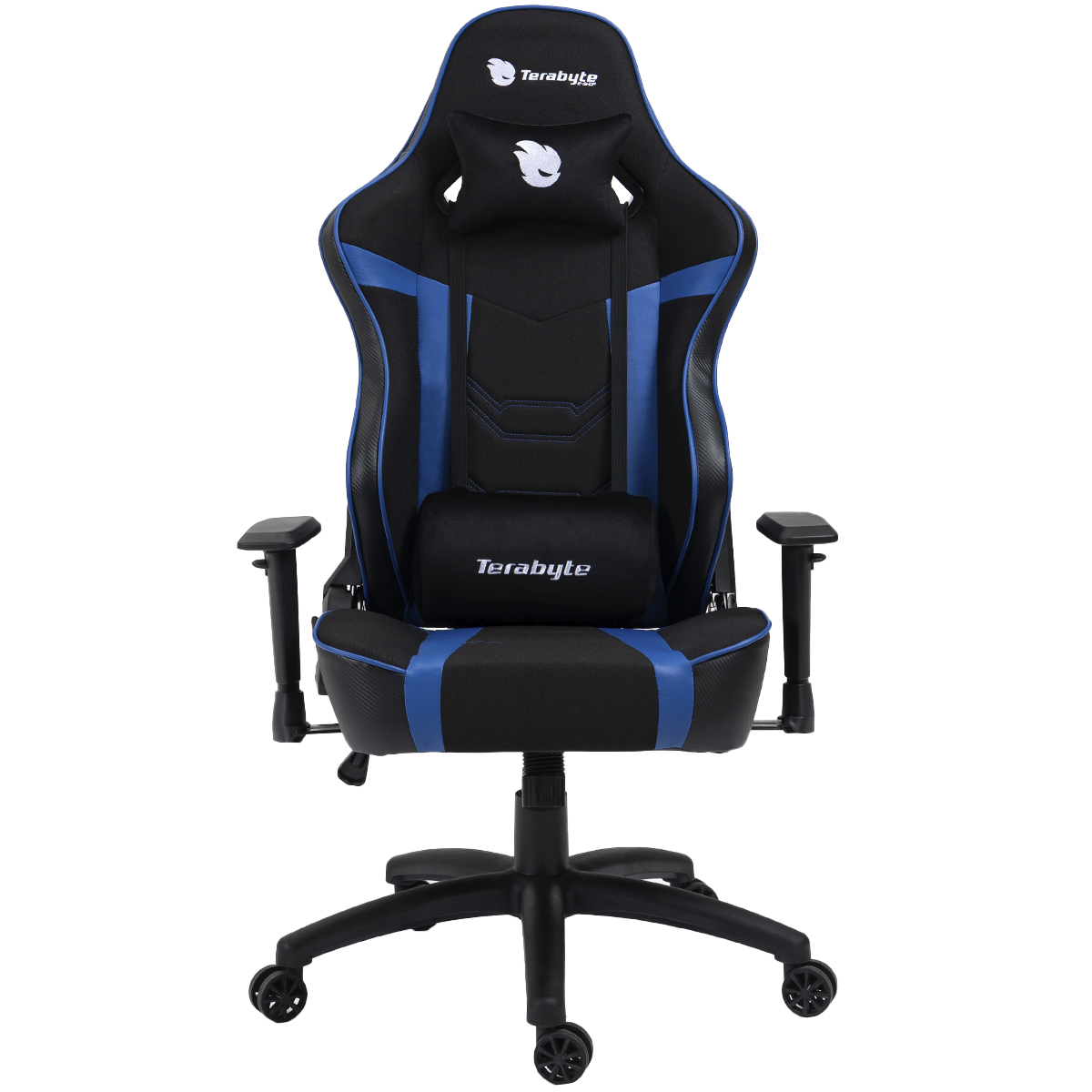 Cadeira Gamer Terabyte Vision, Reclinável, 2D, Preto e Azul