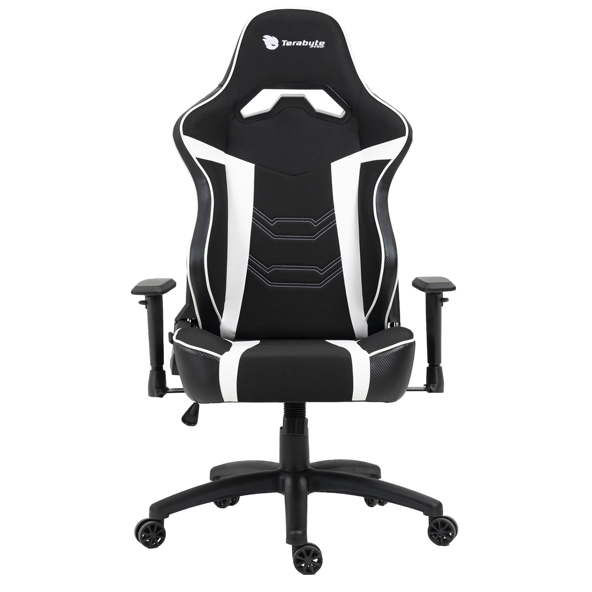 Cadeira Gamer Terabyte Vision, Reclinável, 2D, Preto e Branco
