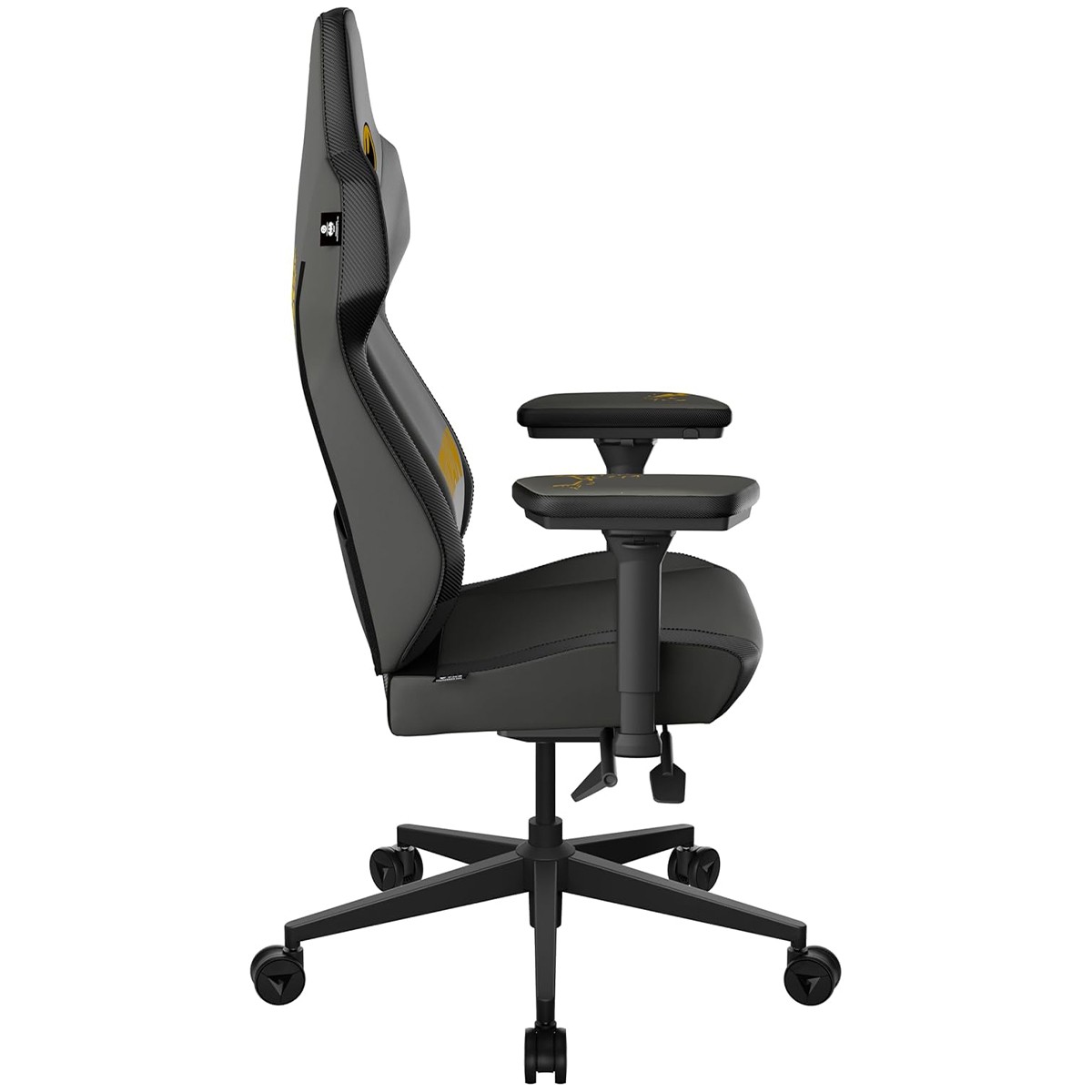 Cadeira Gamer ThunderX3 CORE Smart Batman, Ajustável, 3D, Preto e Amarelo