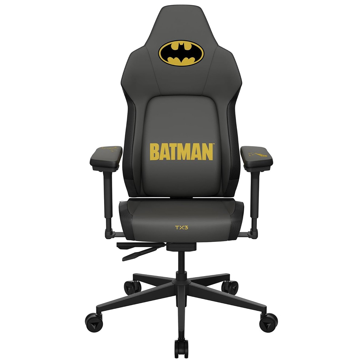 Cadeira Gamer ThunderX3 CORE Smart Batman, Ajustável, 3D, Preto e Amarelo