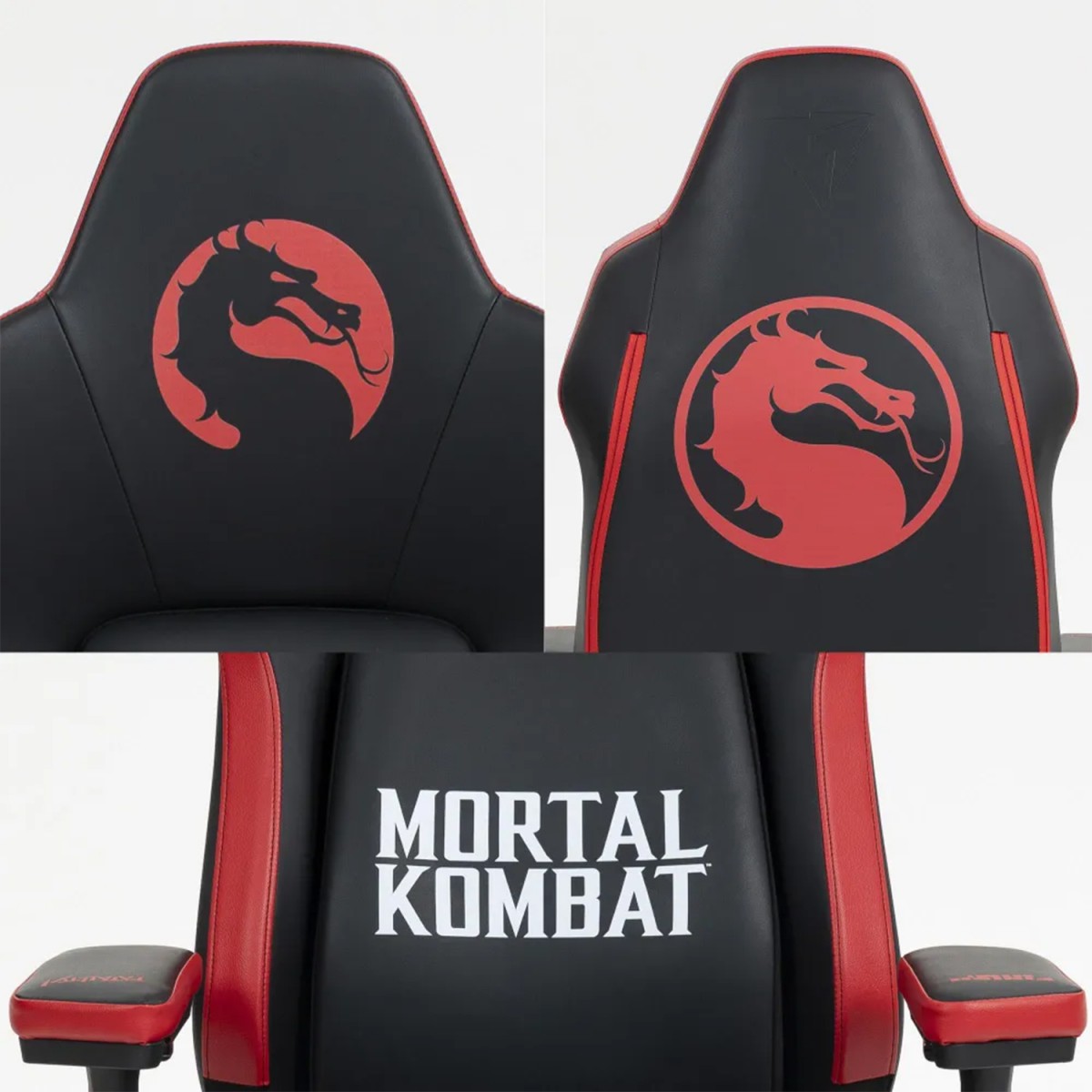 Cadeira Gamer ThunderX3 CORE Smart Mortal Kombat, Ajustável, 3D, Preto e Vermelho