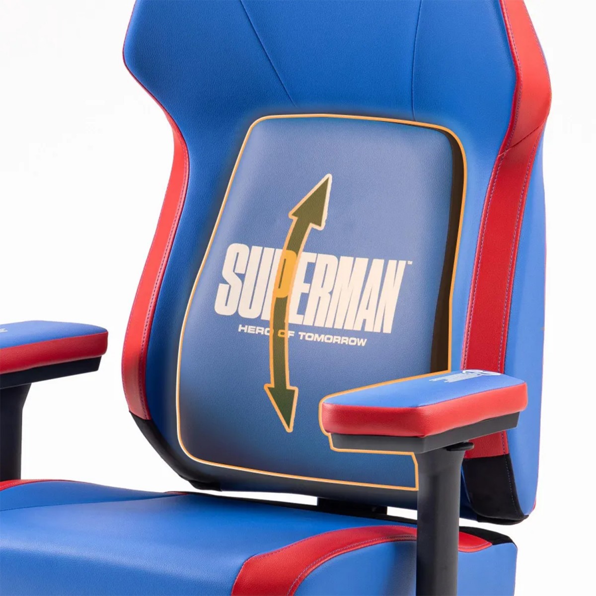 Cadeira Gamer ThunderX3 CORE Smart Superman, Ajustável, 3D, Azul e Vermelho