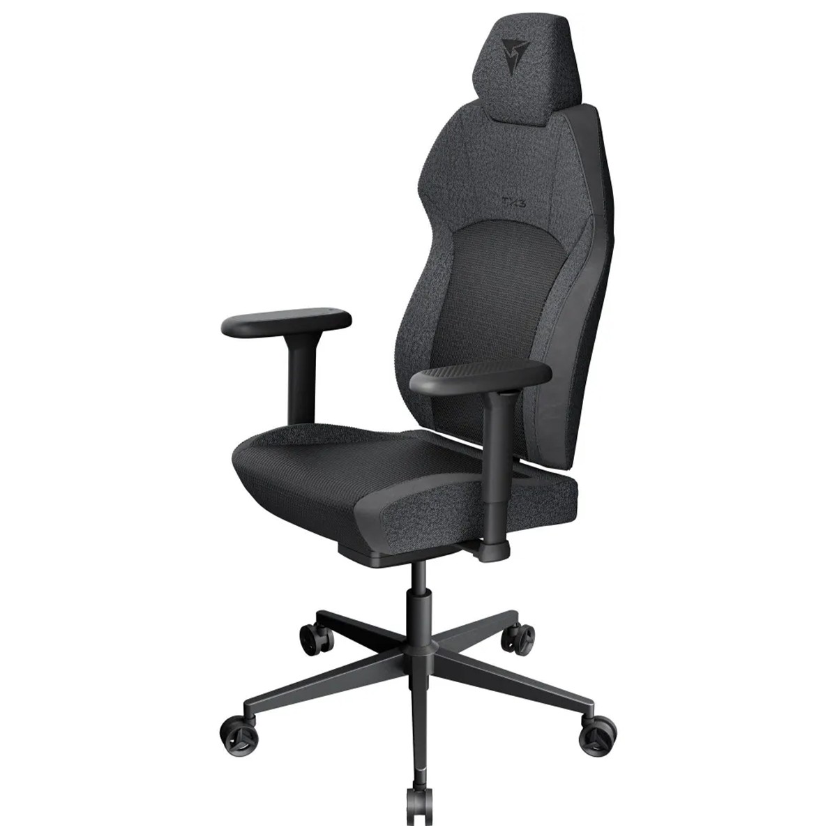 Cadeira Gamer ThunderX3 Solo 360 Mesh Preta, Ajustável, 3D, Preto e Cinza