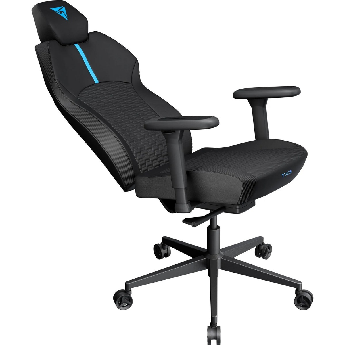 Cadeira Gamer ThunderX3 Solo 360 Racer Azul, Ajustável, 3D, Preta e Azul