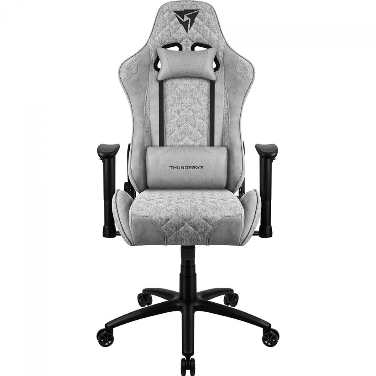 Cadeira Gamer ThunderX3 TGC12 Loft Grey, Tecido, 2D, Cinza