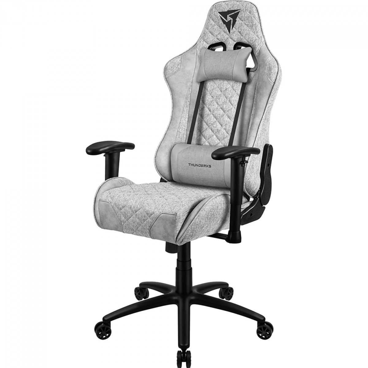 Cadeira Gamer ThunderX3 TGC12 Loft Grey, Tecido, 2D, Cinza