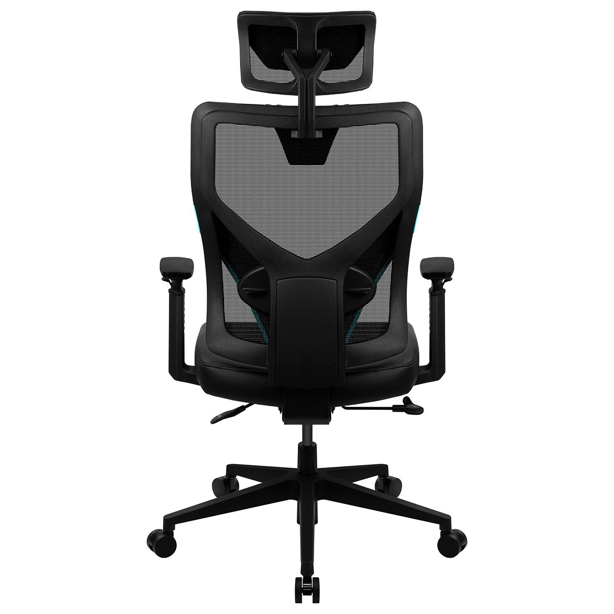 Cadeira Gamer ThunderX3 YAMA1 Ergonomica, Reclinável, Preta/Cyan
