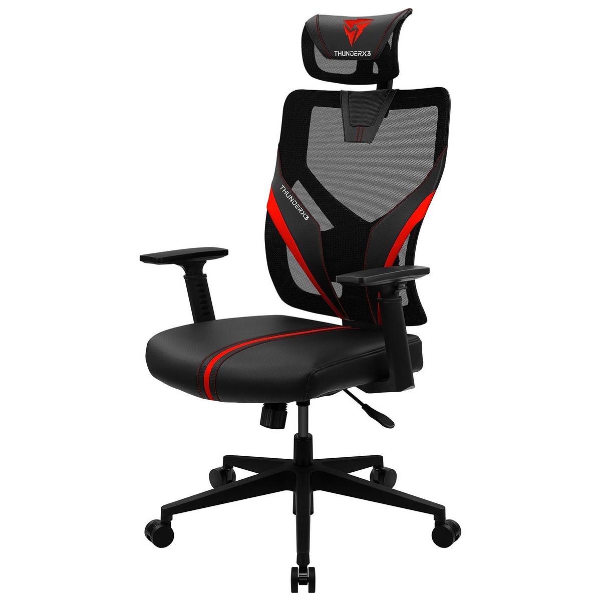 Cadeira Gamer ThunderX3 YAMA1 Ergonomica, Reclinável, Preta/Vermelha