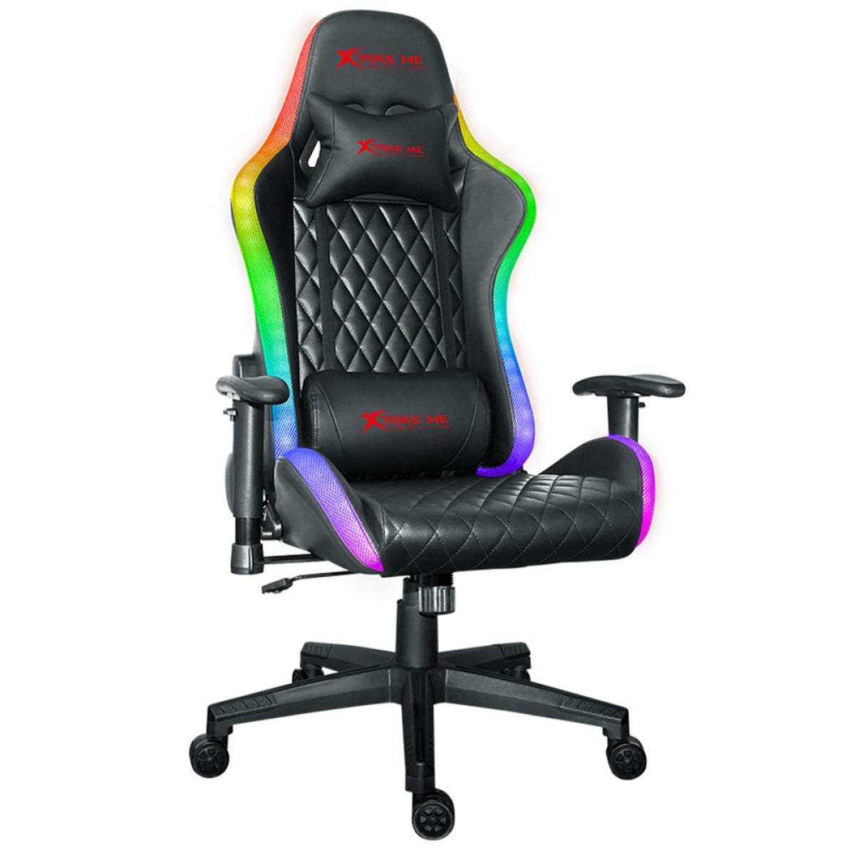 Cadeira Gamer Xtrike Me GC-907, RGB, Ajustável, Reclinável, Preto