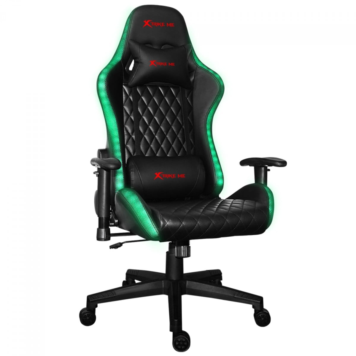 Cadeira Gamer Xtrike Me GC-907, RGB, Ajustável, Reclinável, Preto