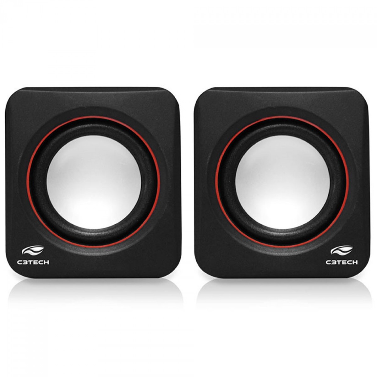 Caixa De Som C3Tech Speaker 2.0, USB/3.5mm, Preto, SP-301BK