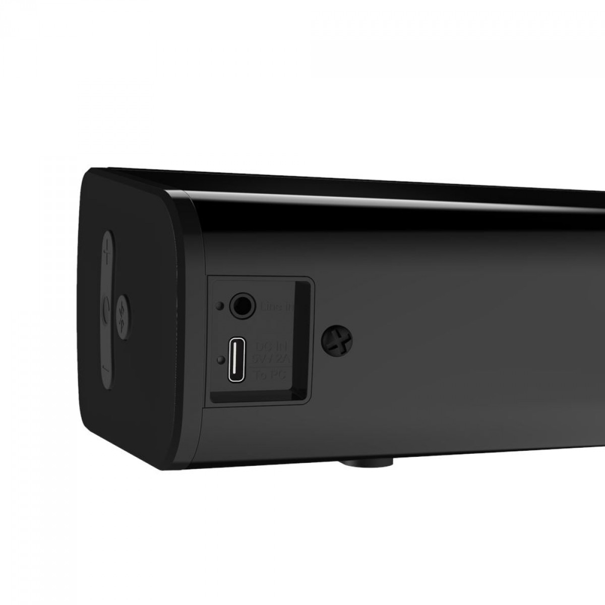 Caixa De Som Creative Stage Air V2, Compacto, USB/Bluetooth/3.5mm, Black, 51MF8395AA000